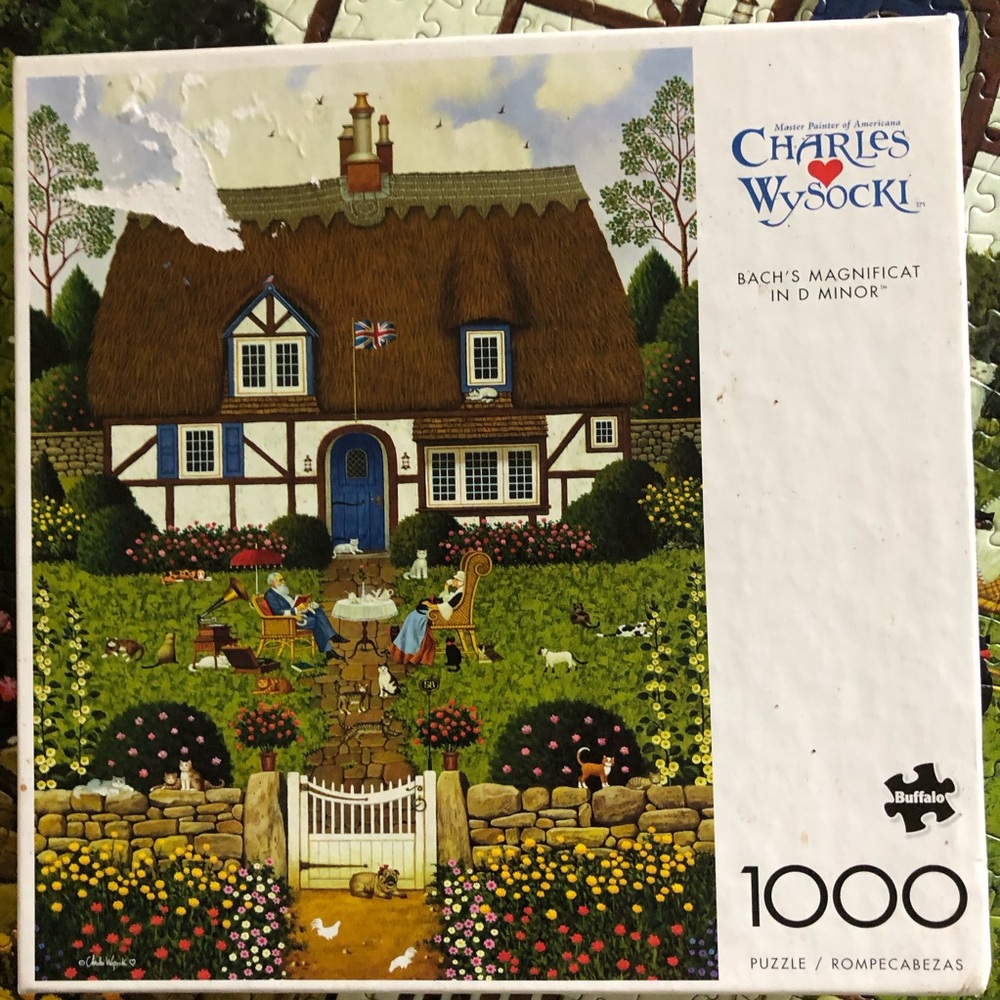 Charles Wysocki 1000 piece puzzle bach’s magnificat in d minor with poster